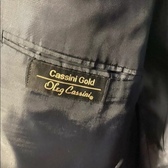 OLEG CASSINI GOLD Men's Jacket, 100% Wool R50 blazer - Picture 4 of 6